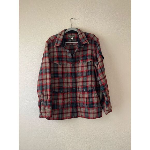 Eddie Bauer wool utility shacket shirt large‎